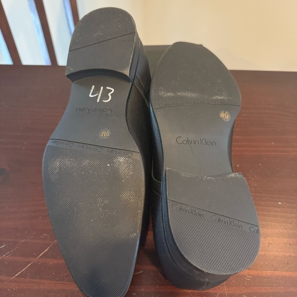 Calvin Klein Benton 2 Black textured oxford men’s dress shoes size 9 - Picture 13 of 13